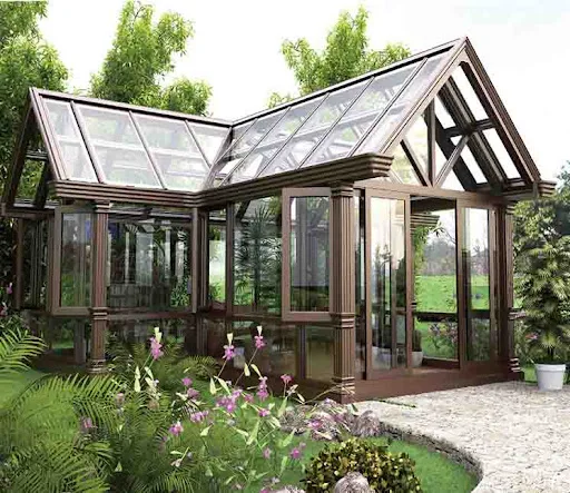 WANJIA portable aluminum frame glass sunroom sale house sunrooms