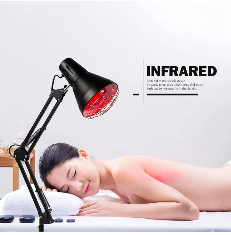 OEM ODM Factory Direct Best Price American Iron Folding Infrared Physiotherapy Table Lamp