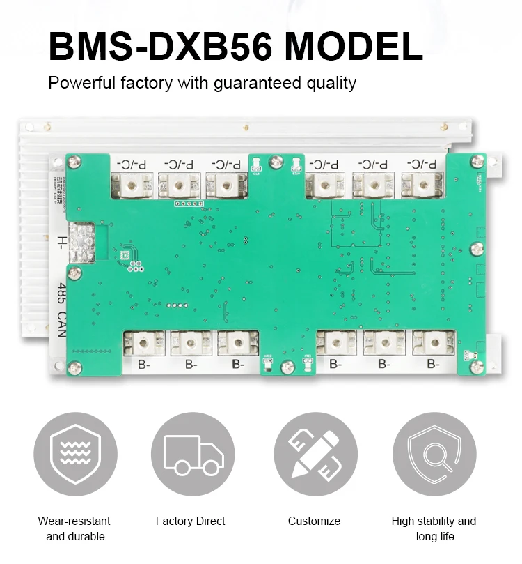 6s 7s 10s 15s 25s 150a 200a 36v 48v CAN/UART/RS485 .High power design.Connect to the PC software or App.