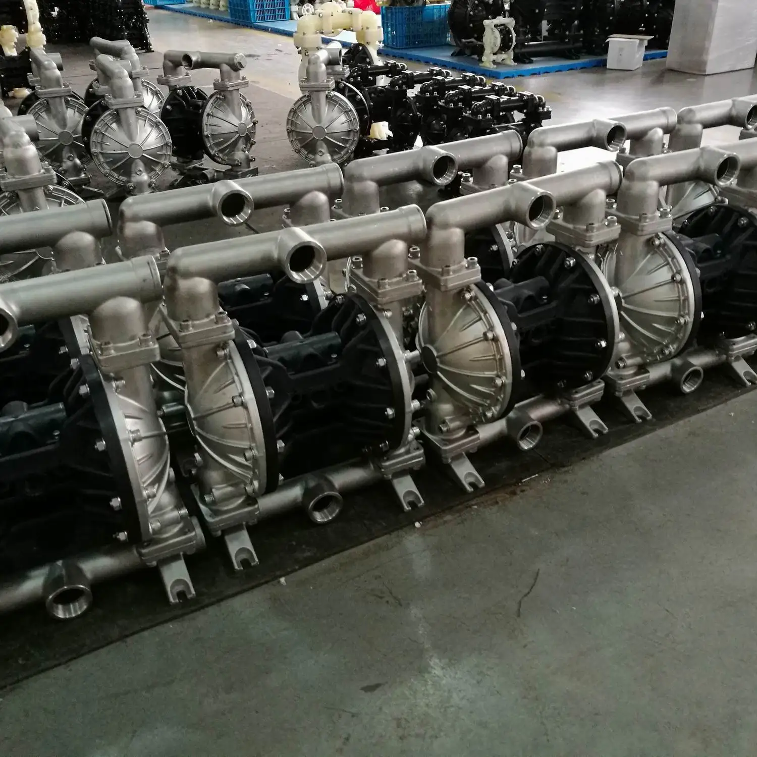 Chemical liquid transfer air operated double diaphragm pump plastic pump