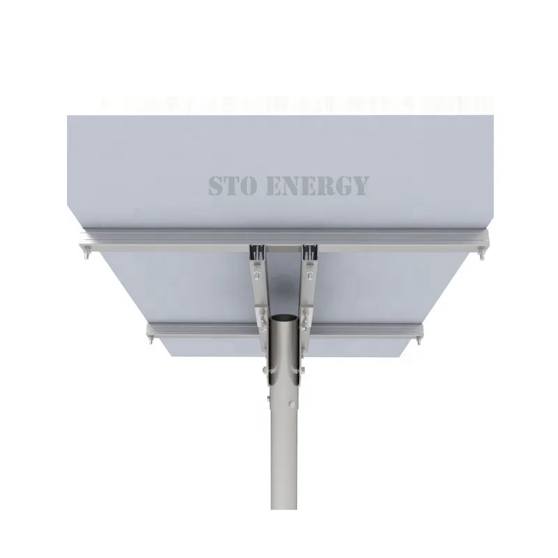 Adjustable single pole solar panel mount rotating solar panel pole mount solar pole mounting stand with screw bottom plate