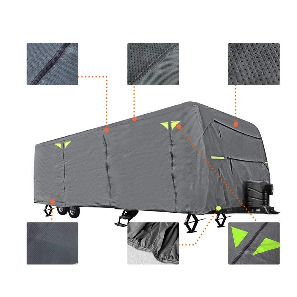 Durable waterproof and dustproof  rv cover travel trailer non woven material  RV  cover