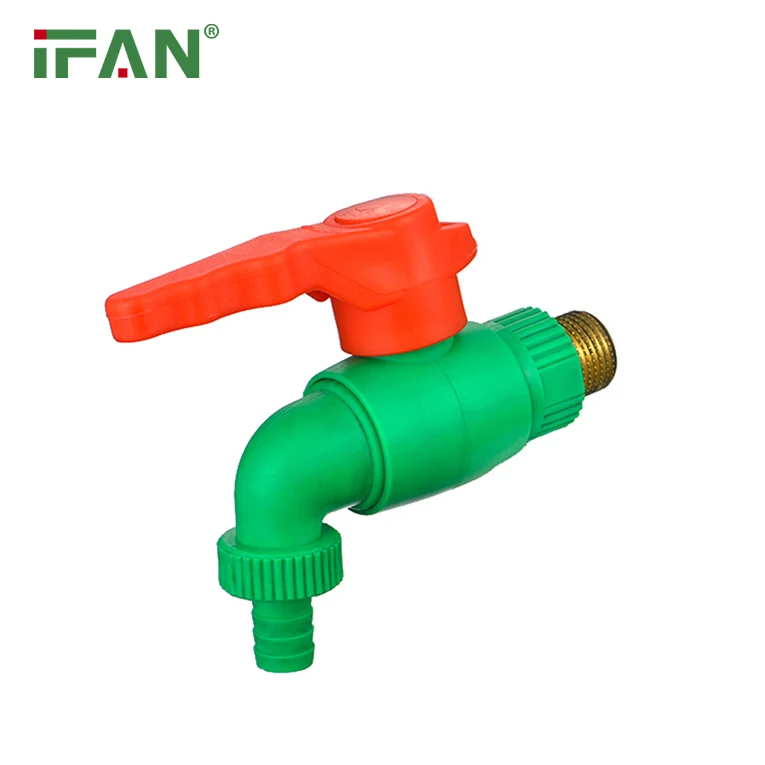 IFAN Commercial Price PPR Water Tap High Pressure PPR Pipe Fitting Plastic Water Bibcock