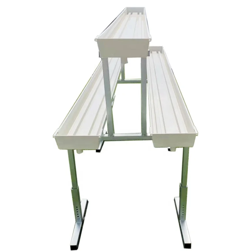 New Agriculture Hydroponic Farming System Tomato Cucumber Large Size PVC Gutter Growing Gully System with Cocopeat Growing Bag