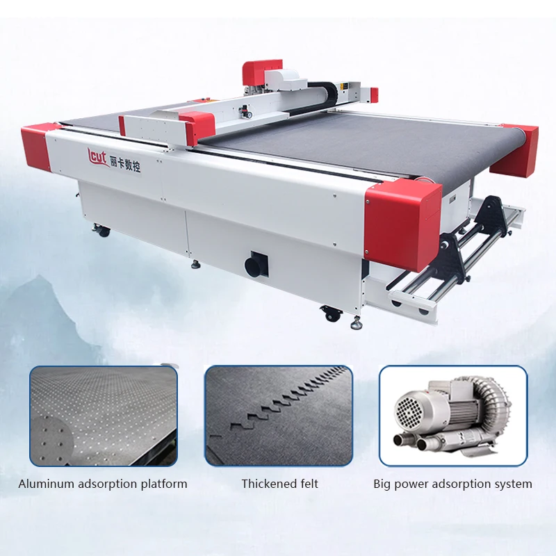 Textile Fabric Knife Automatic Oscillating Cnc Blade Cloth Pvc Round Canvas Roll Electric Cloth Cutting Machine