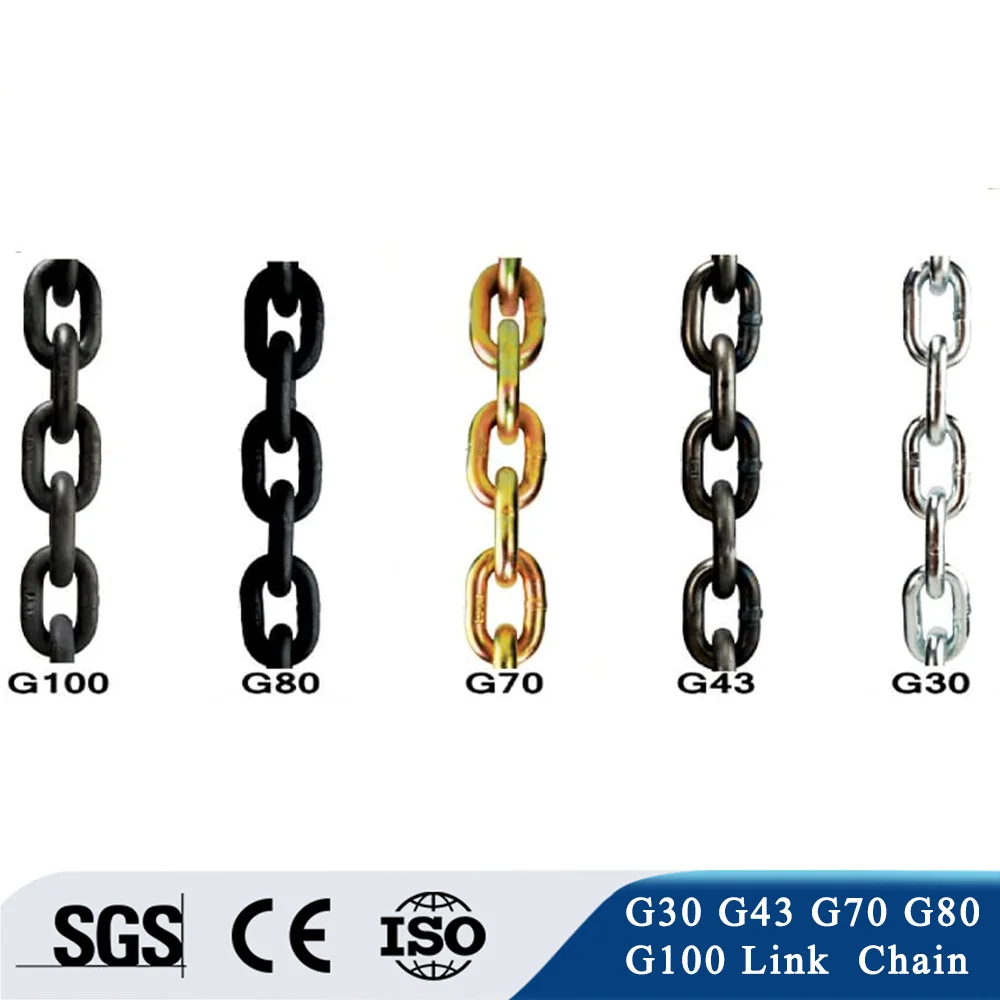 High Tensile G80 Mining Transmission Drag Chain Conveyor Mine Chains For Sale