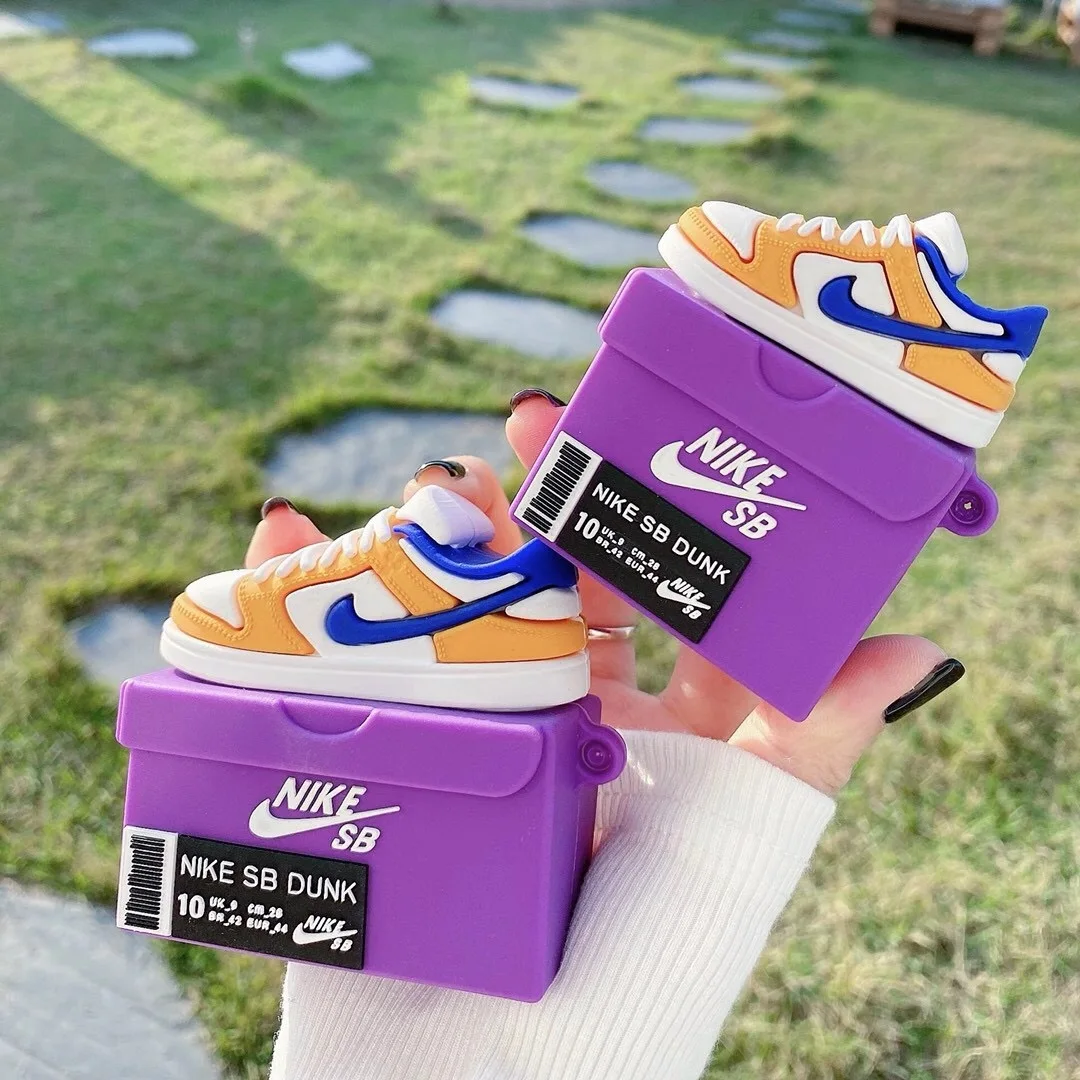 
2020 Fashion silicone shoe box style Airpod case For Airpods pro case For design Airpods case 
