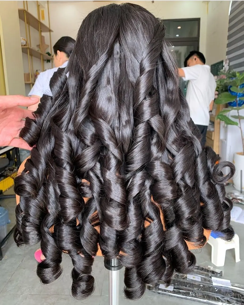 Bundle deal 3 pieces free shipping  , natural raw virgin brazilian hair , Raw material   double drawn hair wholesale