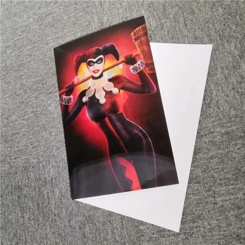 
Rounded shape 3d lenticular print poster for wall hanging 