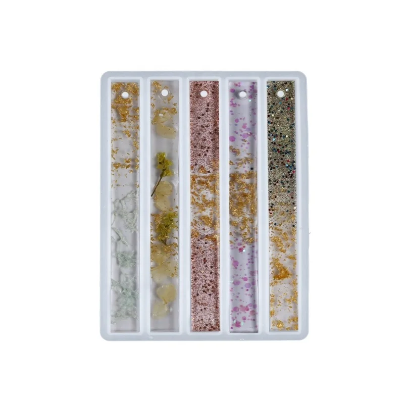 DM898 Oval Rectangle Bookmarks Epoxy Resin Molds Book Reading Pages Marker Jewelry Making DIY Decor Crafts Tool