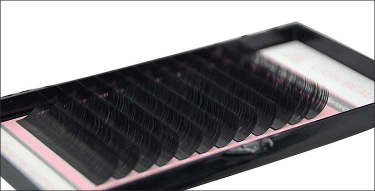 top selling pbt material korea eyelash extensions russian volume