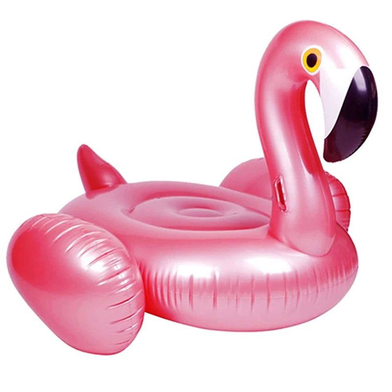 Inflatable Flamingo Pool Float Party Float Tube with Summer Beach Swimming Pool Lounge Raft Decorations Toys for Adults & Kids