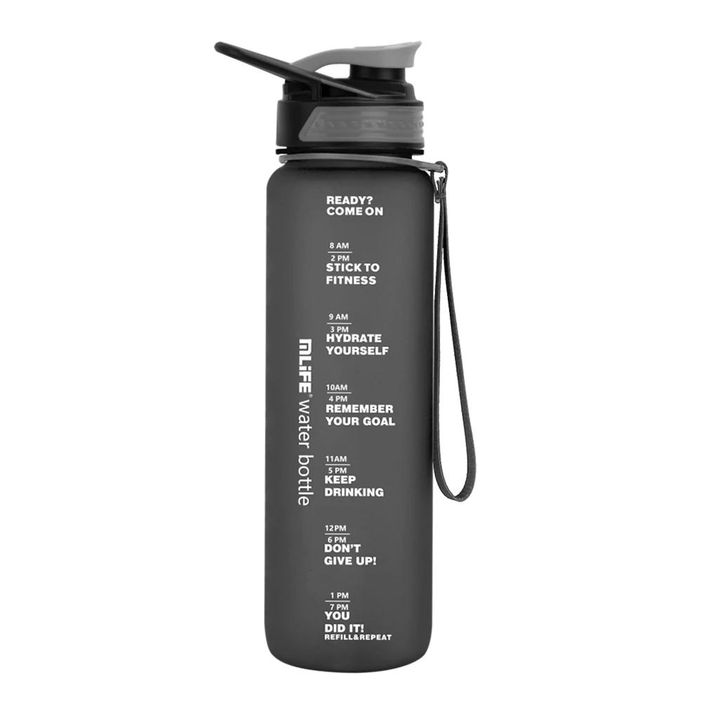 1000ml school water bottle big capacity bpa free kids plastic water bottle with straw