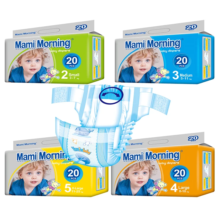 A grade cheap price loose baby diapers bulk packing compressing in bales