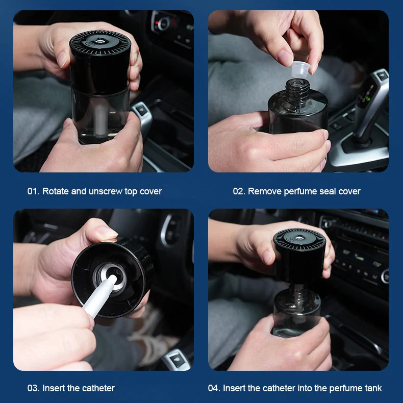 Automatic spray in car AI intelligent air freshener diffuseur de parfum pour voiture et maison perfume diffuser for car and home