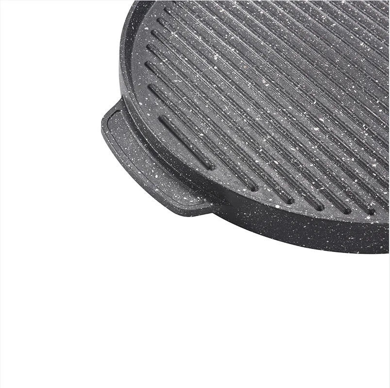 Outdoor Tawa Aluminum Die-casting Double Side Pan Lid Multi Usages  Campfire Available Factory Price