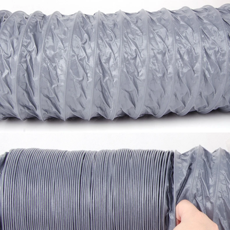 Light Weight PVC Tarpaulin Ventilation Air Duct for Welding Gas Exhausting