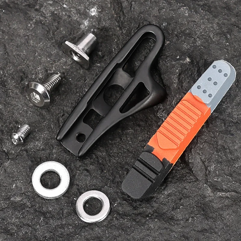 LeBycle Lightweight  High-Performance Racing Matte Finish MTB Road Bike Brake Pads C-Brake Caliper Pad For Aluminum Alloy Ring