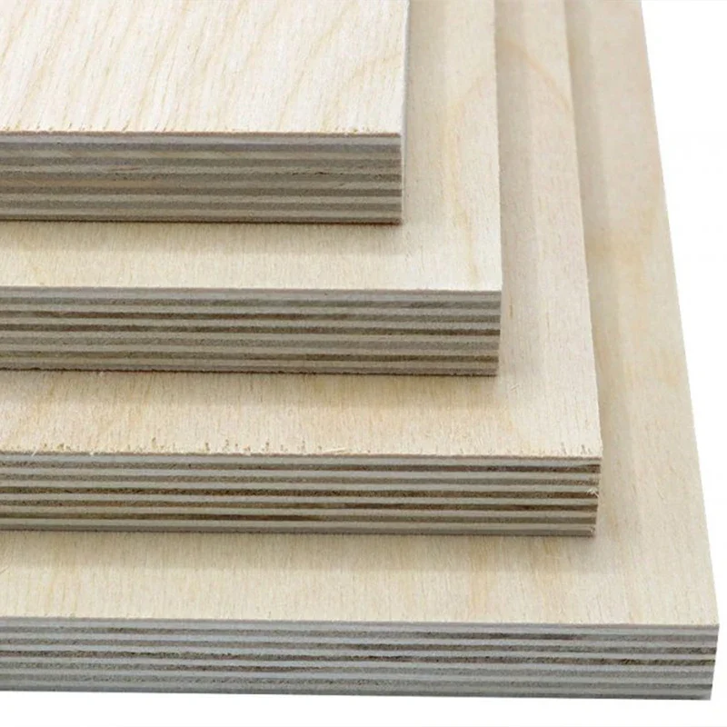 4x8 Marine Grade B/BB Phenolic E0 Glue Waterproof Full Birch Plywood Board for Wardrobe Cabinets