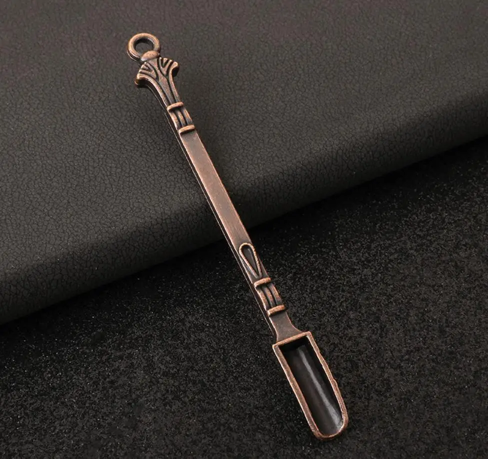 Mini Tool Stainless steel spoon portable Key Chain For Cleaning smoking spoon tools