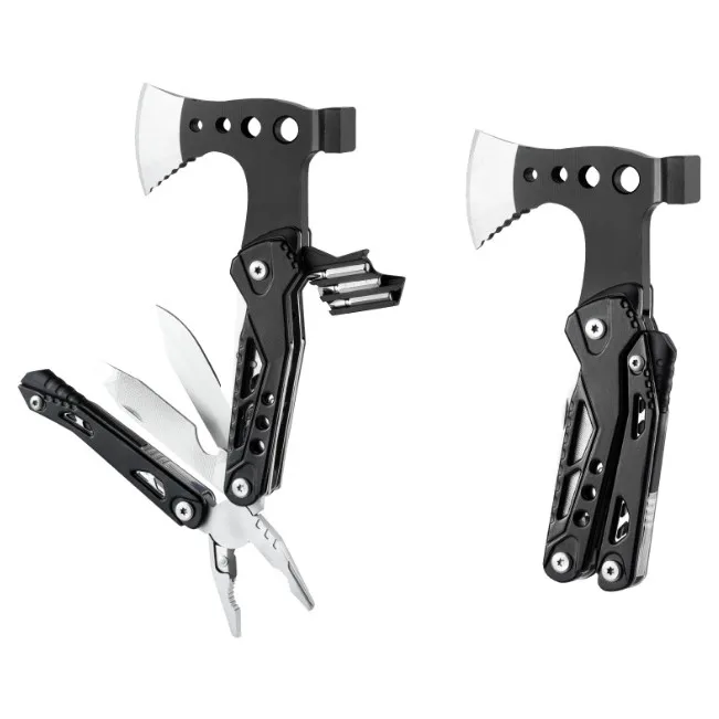 Pocket Multi-tool Multi Purpose Camping Tools Multi-functional Axe Hatchet Hammer for Gift Stainless Steel Industrial Nylon Bag