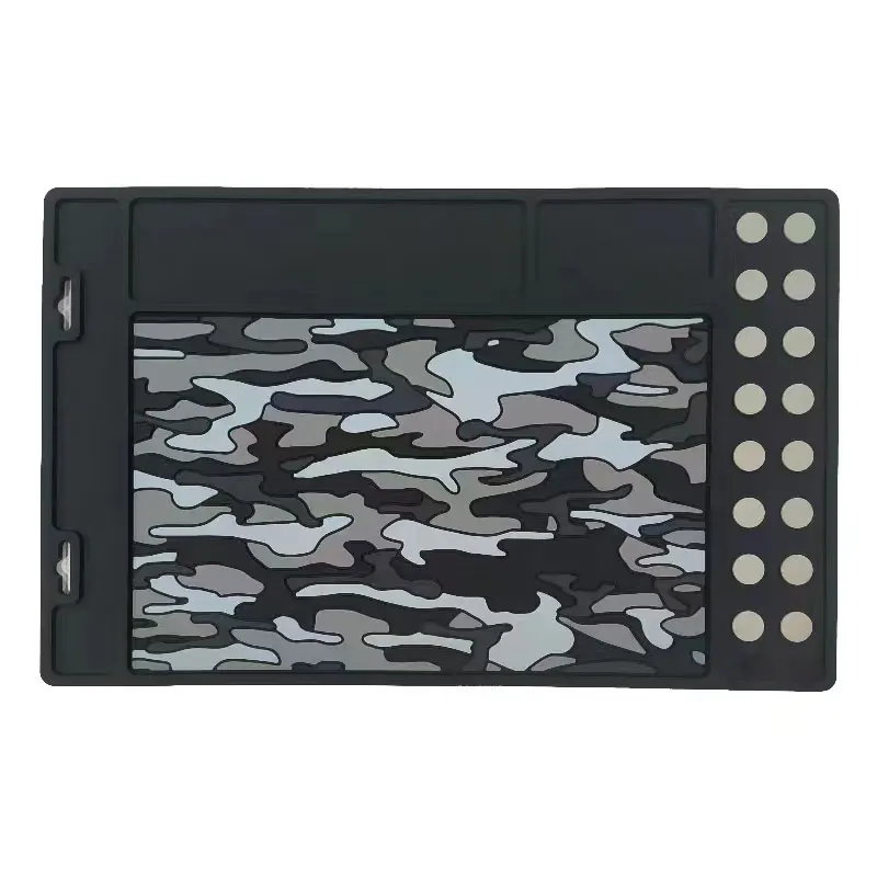 Gun Cleaning Mat Rubberized Repair Mat with Magnetic Pad Gun Mat Magnetic Camouflage gun pad