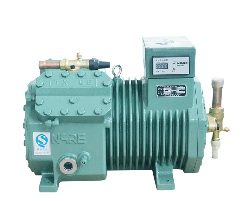 8.5HP low temperature piston type semi hermetic cylinder refrigeration compressor