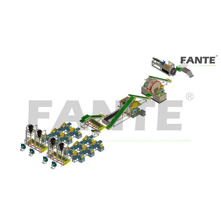 Полностью автоматическая линия по переработке отработанных шин/оборудование для измельчения использованных шин