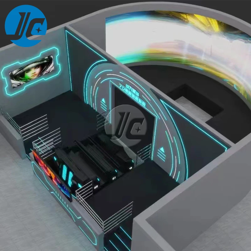 Orbital Cinema 3D Naked Eye Cinema Dinosaur Theme Virtual Reality Flying Cinema