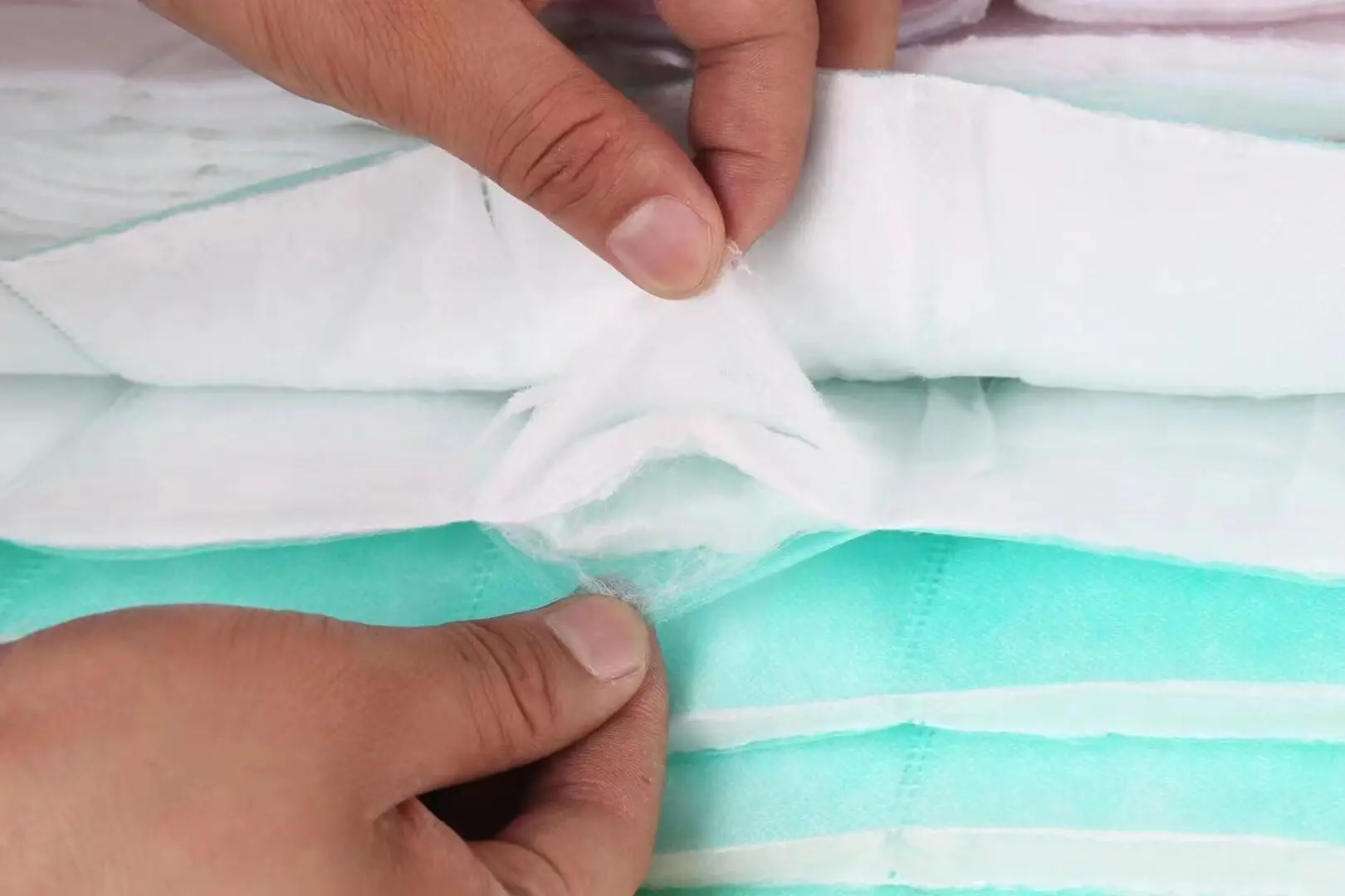 F5 F7 F9 Non Woven Fabric Filter Bag Pocket Filter Material In Roll  For HVAC System