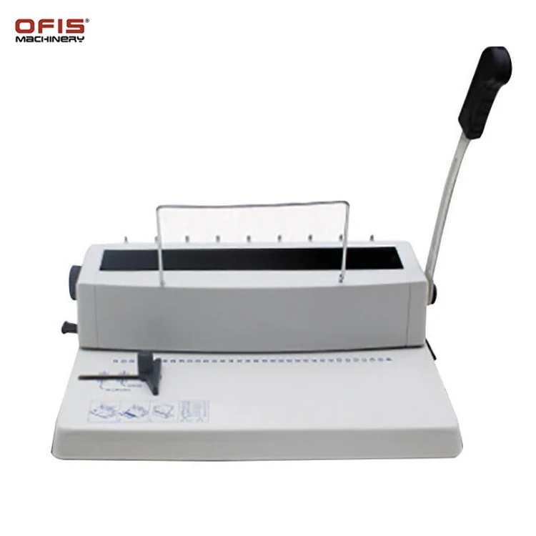 T318 Manual Punch Hole Machine Wire Binding Machine Book Binding Machine