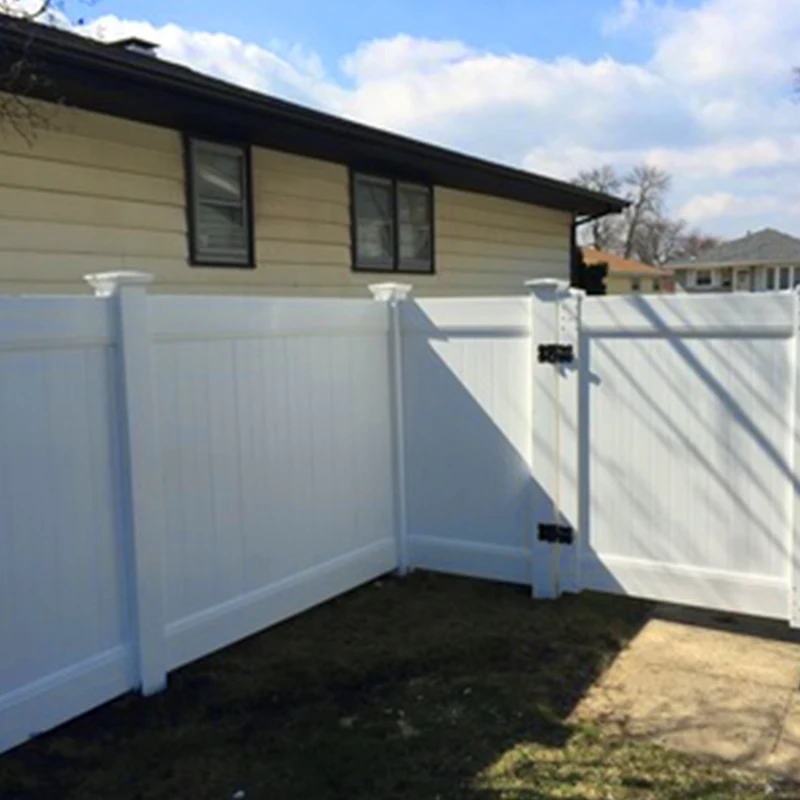Fentech fence privacy,high quality white security privacy fence panels pvc,security privacy fence