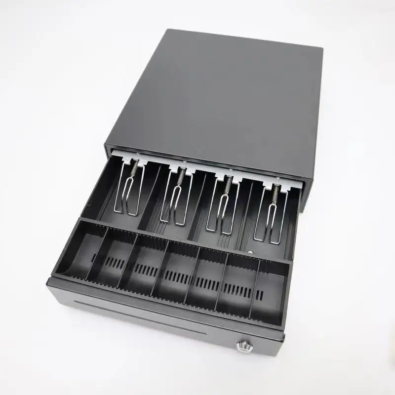 CD404 3-Position Key Lock 4 bill/4coin safe register money holder cash drawers