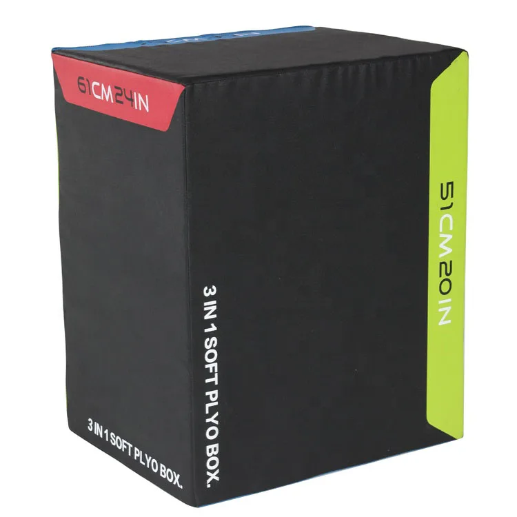 3 in 1 Soft Plyometric Jump Box for Jump Training and Conditioning  safe  foam plyo plyometric 3 in 1 jumping soft box