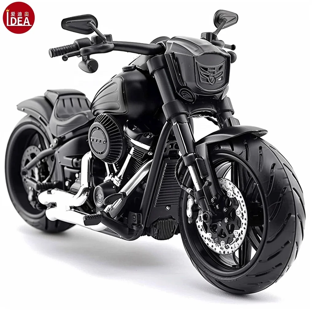 2024 New Motorcycle 1/16 Scale Model Diecast Motorcycles Metal Pull Back Diecast Model Motorcycle