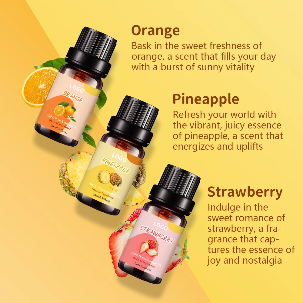 Private label 6/10mL Blend Aromatherapy diffuser essential oil set 100% Pure Natural For Diffuser, Candle Soap Making Fragrance