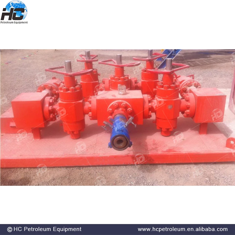 Drilling well testing kill choke manifold wellhead petroleum equipment