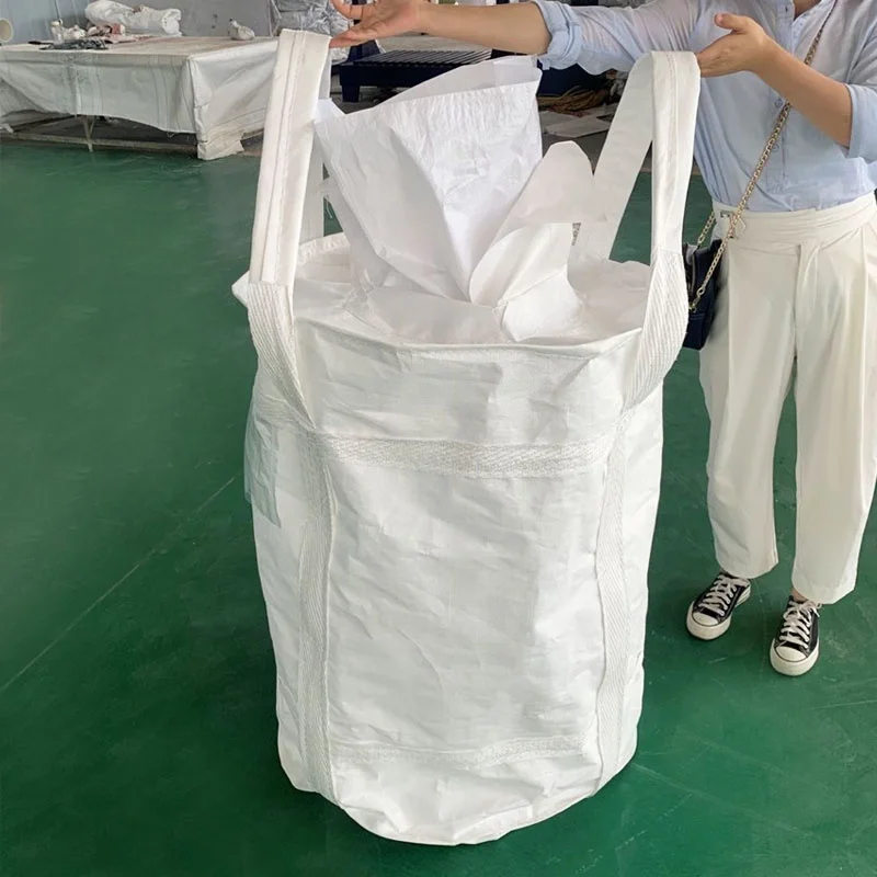 Hot sale plastic industries jambo bag fibc waterproof 1 cubic meter ton big bag swl 1500kg