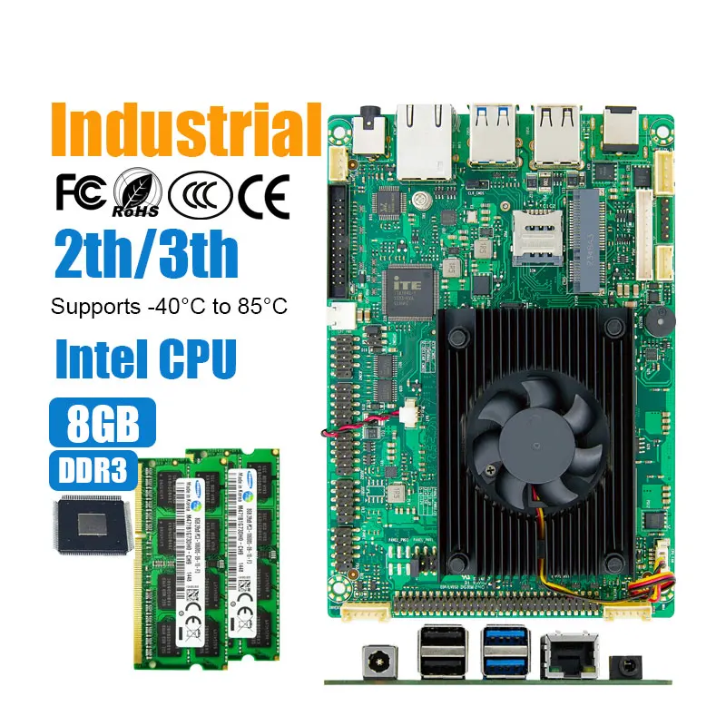 DDR3 MAX 8GB Education All-In-One OPS Digital signage POS ECR Dual Screen LVDS eDP Embossed Industrial MINI ITX Motherboard