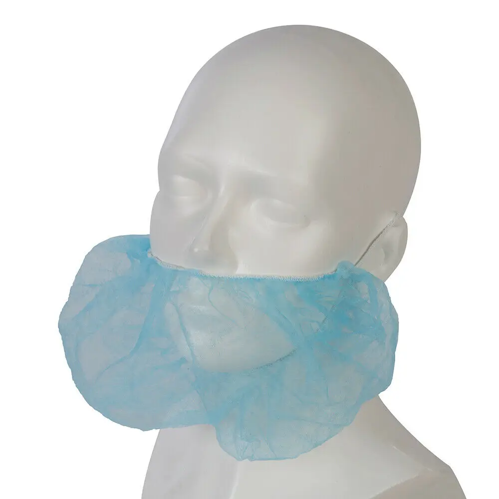 beard cover elastic tapes 19 inch pp material white color blue color black color