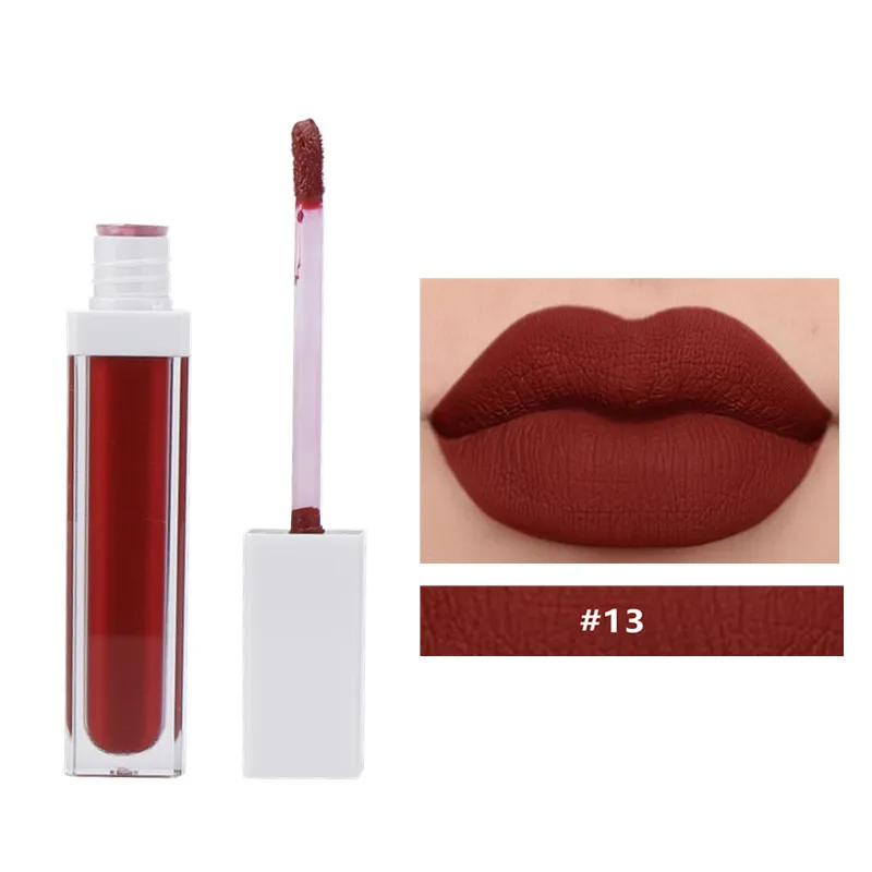Waterproof Vegan Make Your Own Logo Matte Liquid Lipstick high pigment Custom Lipstick private label