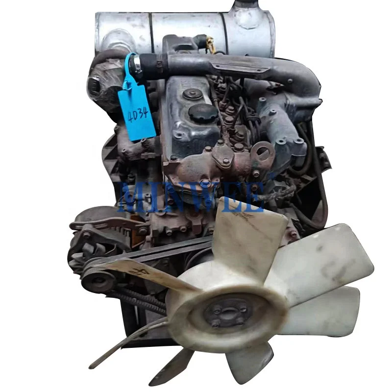 Original Japanese Used Original Engine rebuild Diesel Assembly 4D33 4D34 4D35 Complete New Engine
