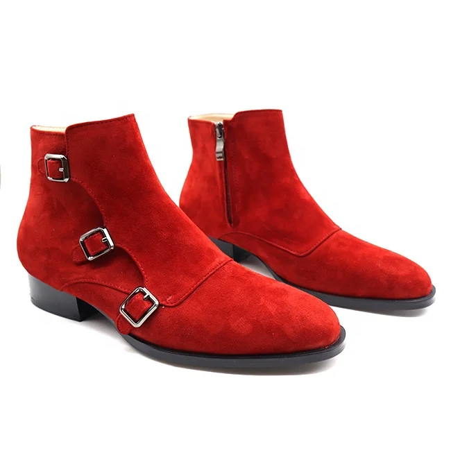 Женские ботинки, короткие красные зимние ботинки, женские ботинки на заказ