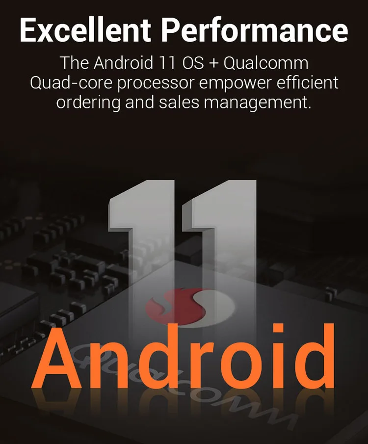 Telpo 4G handheld PDA ticket printer contactless card qr code mobile payment POS terminal