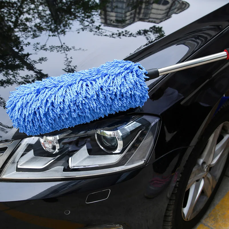 Extendable Handle Microfiber Car Duster Exterior for Car Truck SUV RV and Motorcycle