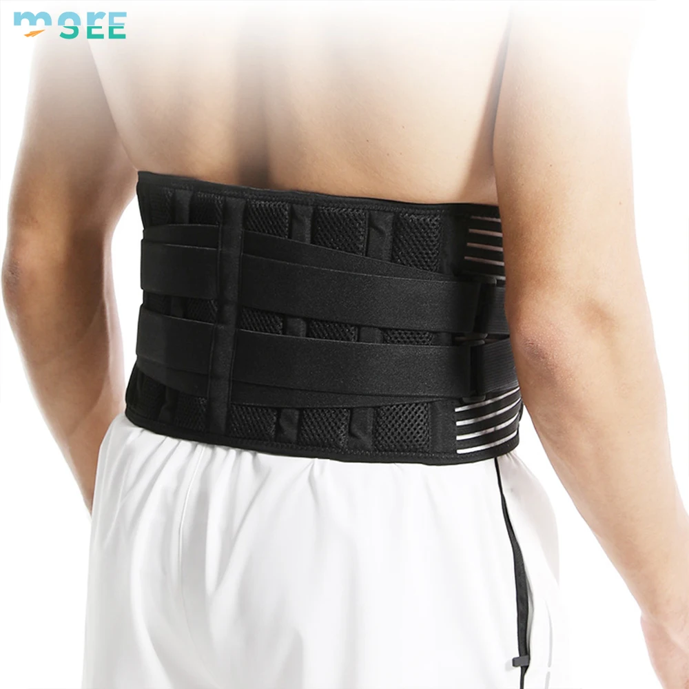 SeeMore Selection Lightweight Women Men Lifting Work Anti-skid Lumbar Support Belt Sciatica Pain Relief Back Braces
