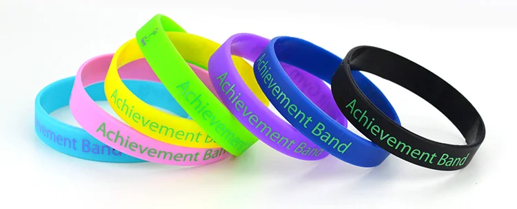 Oem Factory Promotional Design Your Own Blank Rubber Wrist Bands Print Debossed Logo RFID Silicone Bracelets Custom Wristbands