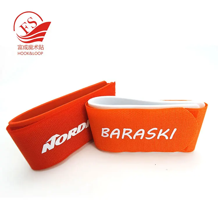 Merry Christmas promotion cheap hook loop EVA ski gear alpine ski strapping