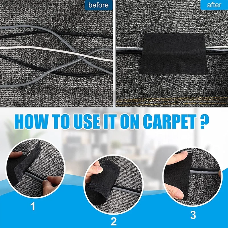 cable wires assemblies underground cable cover waterproof cable protection tiles Organizer hook and loop suppliers