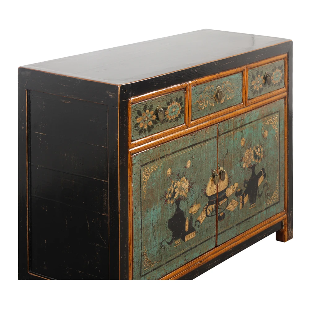 
East Art storage cabinet antique furniture bar cabinet Living room cabinet East Art furniture chinese colorful sideboard 